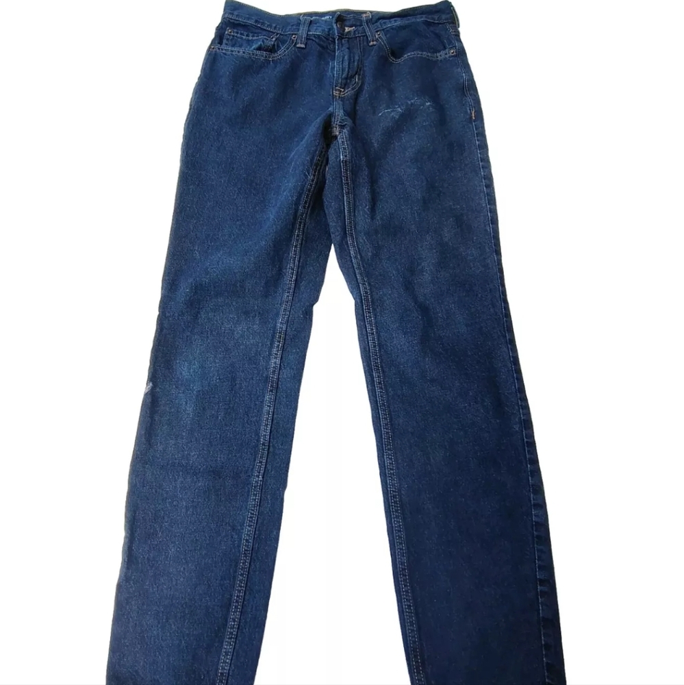 Old Navy Jeans Mens 32x34 Blue Straight Leg Dark Wash Cotton Denim